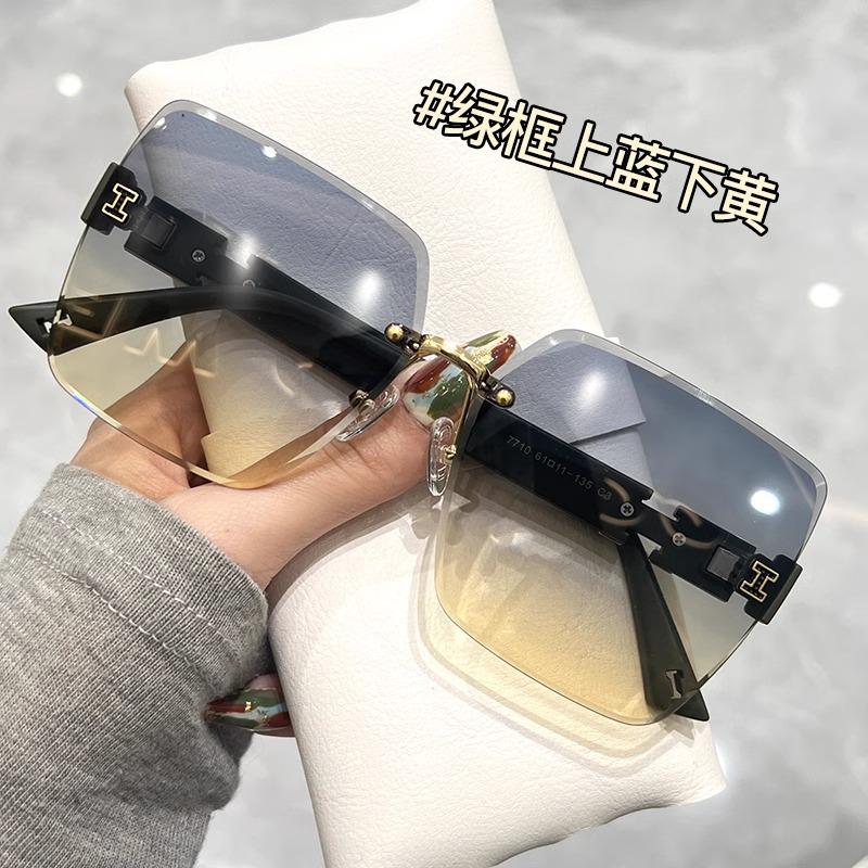 

2024 Знамениті Безрамкові Жіночі Сонцезахисні Окуляри з Захистом від УФ-променів