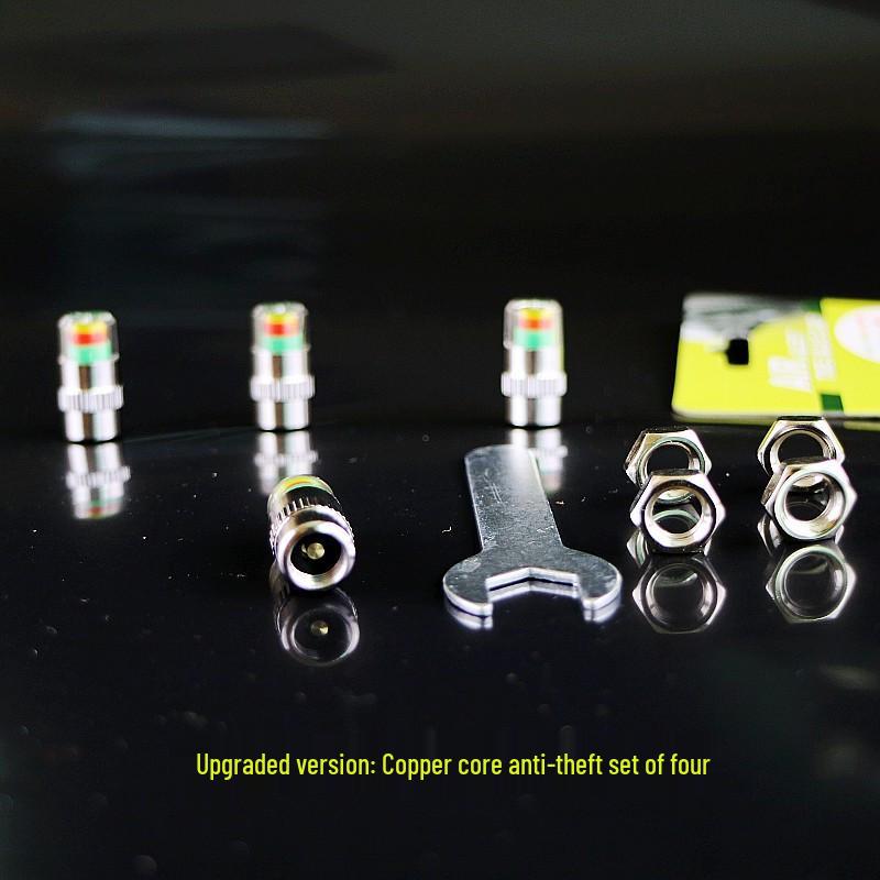 Wireless Tire Pressure Monitoring Cap: Vacuum Detection & Warning Valve Nozzle