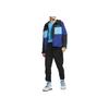 Nike Spliced Logo Letter Hooded Jacket Men Outerwear Blue DQ6137-455