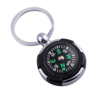 Příslušenství k jezdeckému vybavení Outdoor Mini Compass Keychain Nouzový Wild Compass Kapesní kompas