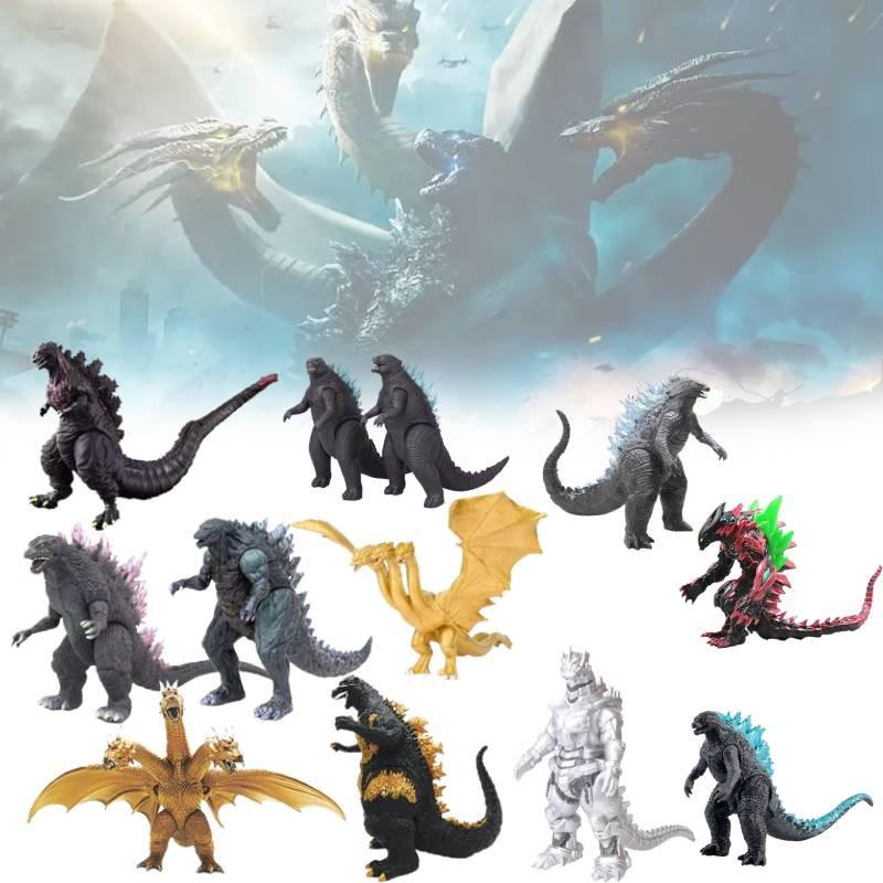 Majestic Godzilla Monster King Ghidorah Colossal Action Figure Toy Model Collectible