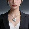 Collana Ciondolo Volpe a Nove Code Squisita Lavorazione Smalto Trendy Stile Nazionale Carino Alta Bellezza Regalo per Amici e Famiglia