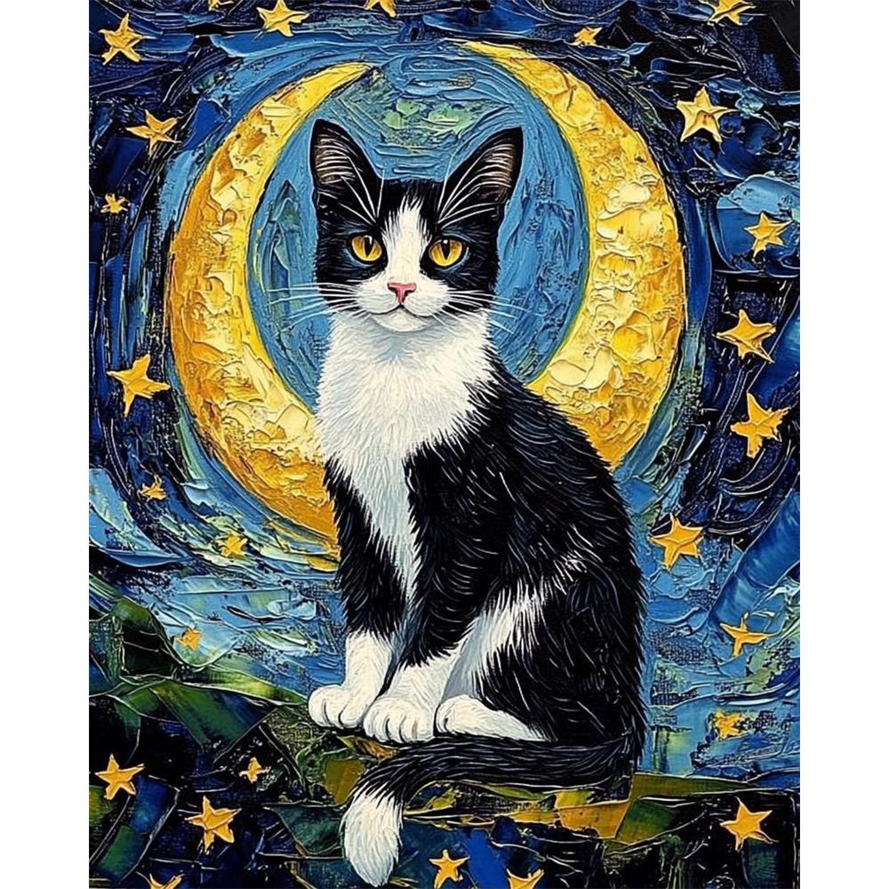 5D Diamond Painting Set Cats Animals Diamond Rhinestones Paintings Diy Crystal Gift Full Square Round Drill Home Decor