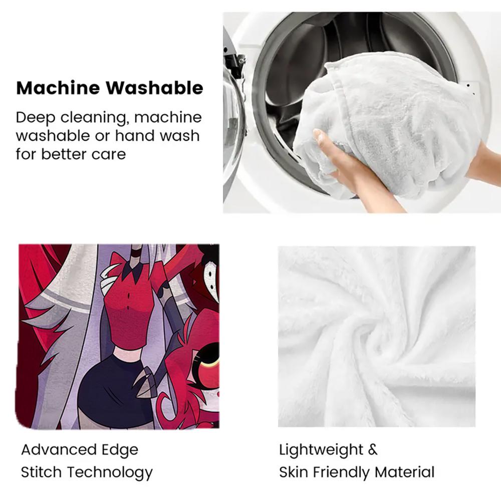 Anime Flannel thin Blanket for Bedrooms,Living Rooms,Sofas Blankets,Offices,Lunch Breaks,Picnics,blanket,blankets fluffy