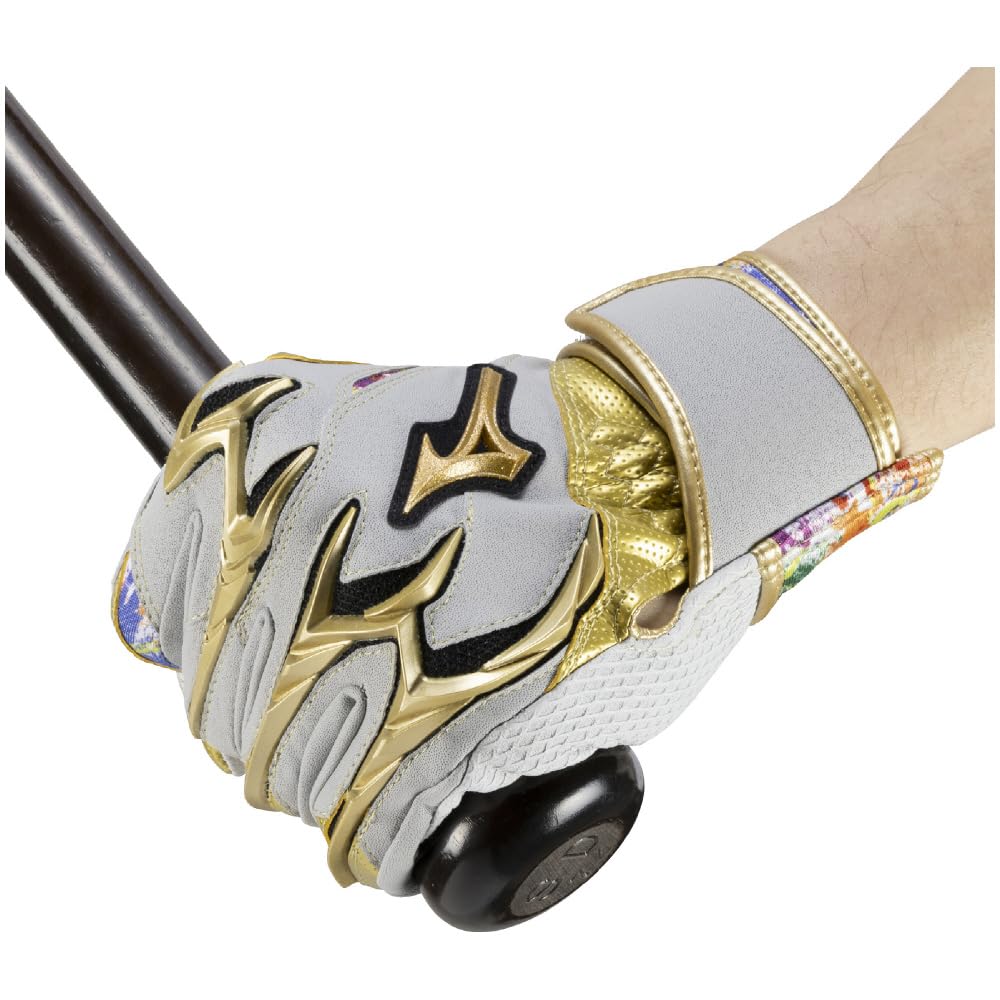 MIZUNO Direct Store Exclusive Mizuno Neo Diversity Silicon Power Arc DI 1EJEA844 22cm Batting (Mizuno) [Mizuno / Pro] [Ambidextrous] Gray/Gold