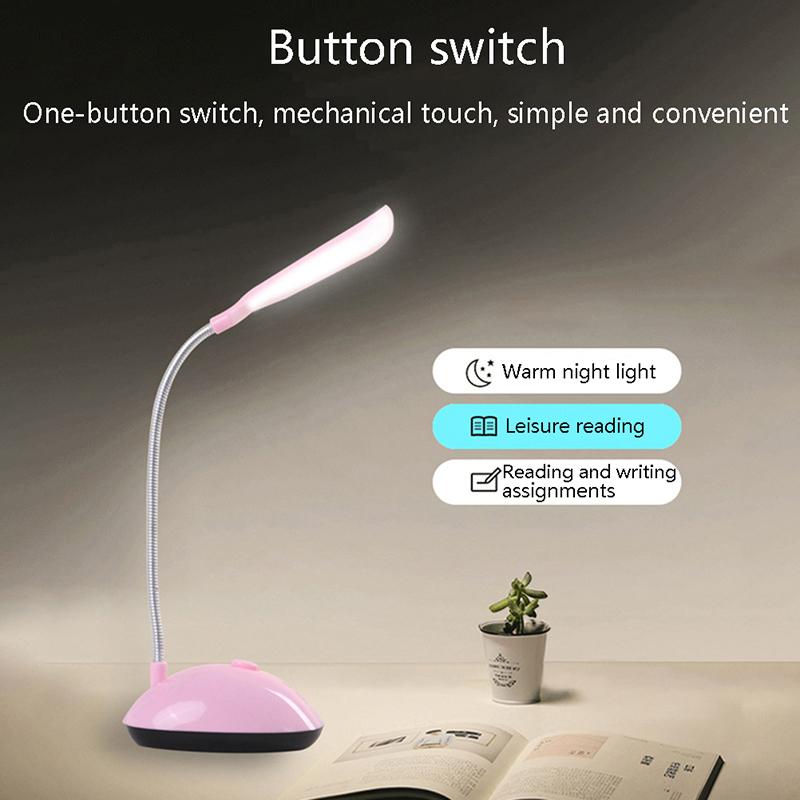 Table Lamp For Bedroom Aaa Battery Powered Led Desk Lamp Study Book Lights Bedside Lamp Reading Lamp Student Office Lamp Table