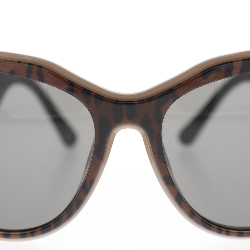 Louis Vuitton My Fair Lady Sunglasses Z1113E 9D3 Leopard Essential V Brown / Black Plastic Leopard Women Used