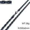 Spot Multi-Size Stainless Steel Twisted Rope Chain Necklace for Couples - Unisex Titanium Steel Design