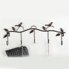 Birds Metal Wall Coat Rack and Hat Rack Multi-function Mounted Hook Hangers for Livingroom Bedroom Wrought Iron Coat Hook