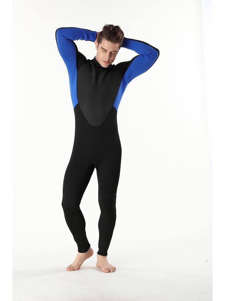 3mm Men's One-Piece Long Sleeve Diving & Surfing Wetsuit