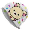 Korilakkuma And Flowers Bonnet Hats Casual Street Rilakkuma Skullies Beanies Hats Unisex Warm Head Wrap Caps