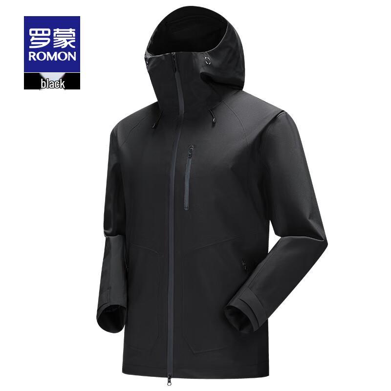 ROMON Unisex Casual Hooded Jacket