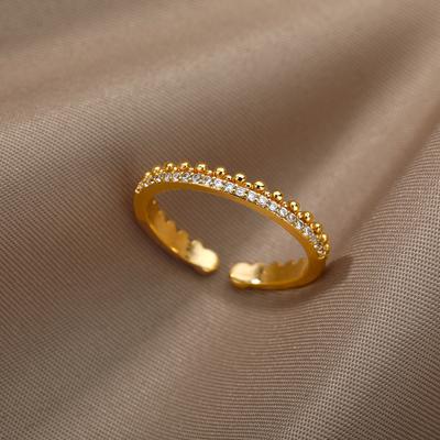 Ladies' Fashionable Adjustable Ring, Simple Engagement Ring Design, Exquisite Jewelry Accessories, Preferred Gift For Anniversaries