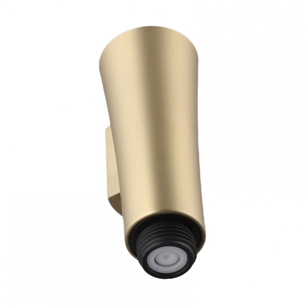 Chic Brushed Gold Pull Down Sprayer for Kitchen Sink 1 8 GPM Flow Rate