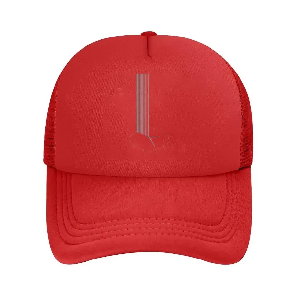 Minimalist Art Abstract  Inspired Simple Structure Design Mesh Baseball Cap One Size