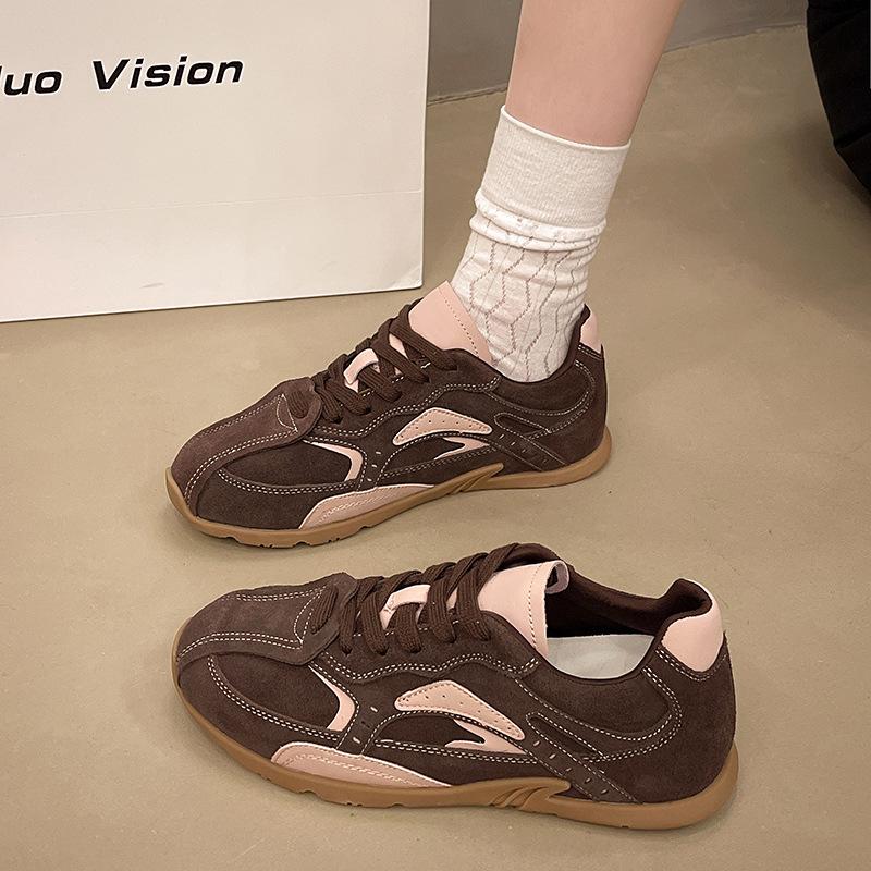 

Dexun Shoes Женские 2025 Новые Осенние Популярные На Плоской Подошве Повседневные Спортивные Женские Туфли Студенческие Маленькие Белые Туфли Легкие Кроссовки для Бега 40