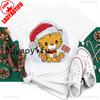 New Year Merry Christmas Women T Shirt Maycaur Christmas Gift Unisex Clothes Kawaii Sika Deer Graphic Shirt Scarf Penguin Tops