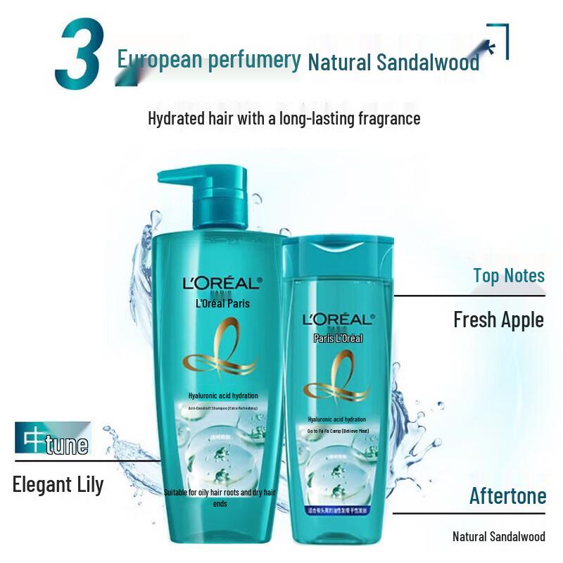 L'Oréal Hyaluronic Acid Anti-Dandruff Hydrating Shampoo Duo