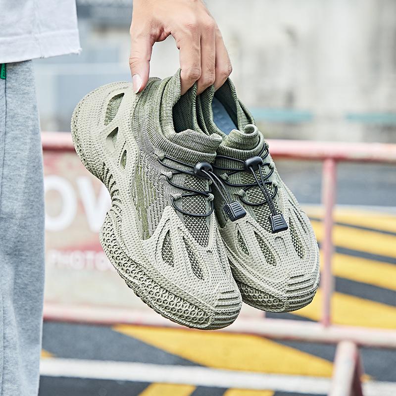 Ins Korean Version of Couple Flying Woven Shoes 2025 Autumn New Student Sports Shoes Running Casual Shoes M1518-1