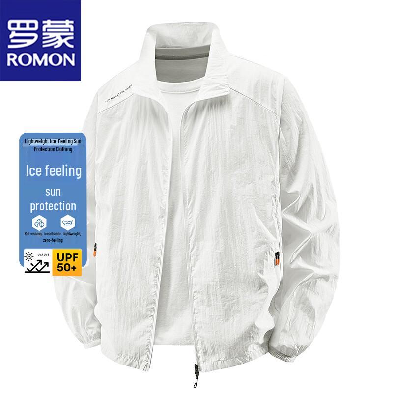 Romon Men's Lightweight Ice Silk Sun Protection Jacket