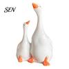 Weatherproof Resin Figures for Fish Tanks Double Duck Figurine, Micro Landscape Ornaments, Waterproof Miniature Animal Creative Desktop Soft