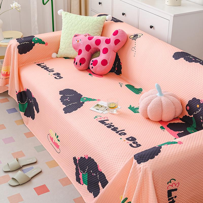 

Летнее полотенце с имитацией дивана, прохладное ощущение дофамина, универсальный чехол для дивана, пылезащитный чехол, цельный диван, большой тканевый чехол 200*130cm