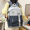 School Bag New Women's School Bag Junior High School College Student Burden Reduction School Bag Ins Simple High Value Backpack