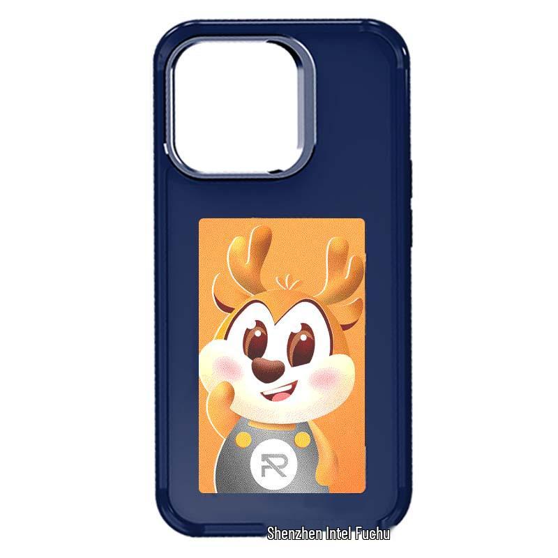 Ultra HD 3.97-inch E-Ink DIY Protective Case for iPhone 13/14/15