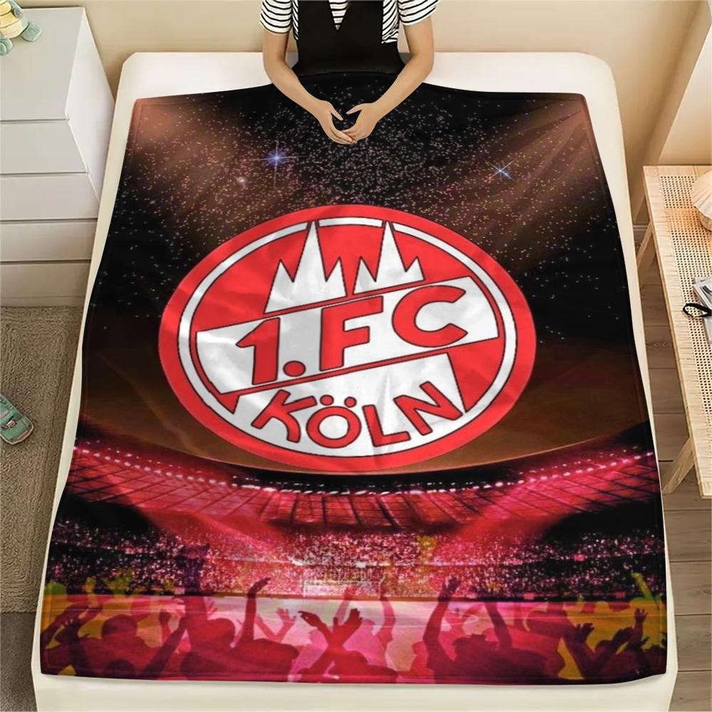 

1pc FC KÖLN Print Flannel Blanket, High quality Comfortable for All Seasons, Home Decor, Warmth and Comfort, Perfect for Christmas Gifts51 80cm x 120cm