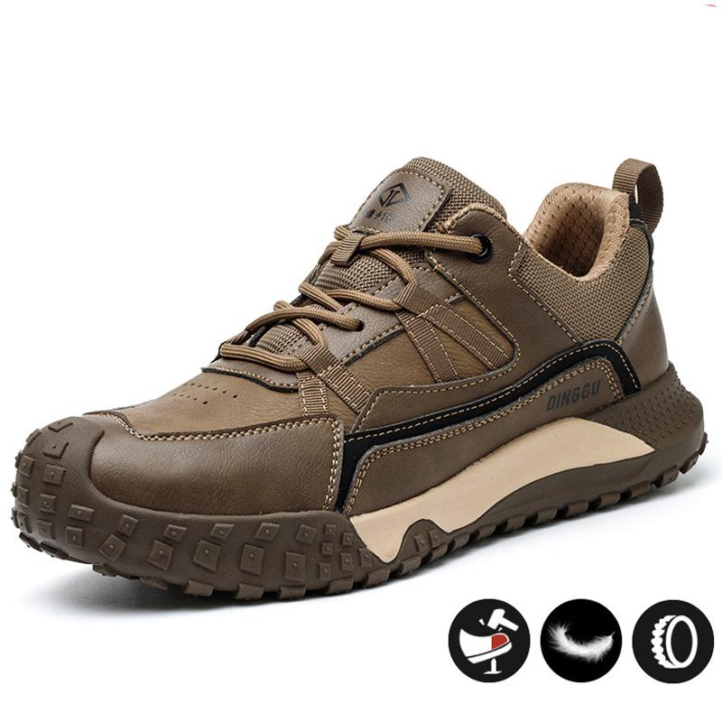 Insulated 10kV Work Shoes Men Composite Toe Anti-smash Safety Shoes Men Boots Puncture-Proof Indestructible Shoes Non-slip