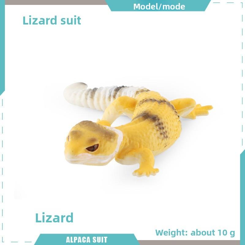 Realistic Reptile Lizard Chameleon Model With Assembleable Chameleon And Gecko Figures For Collectors And Kids