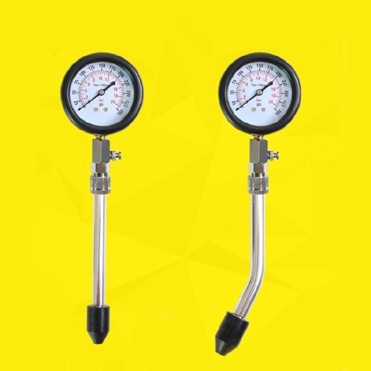 8Pcs Auto Tool Gauges Compression Tester Petrol Engine Pressure Gauges