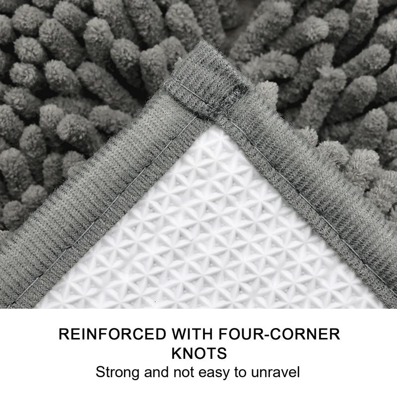 Badezimmerteppiche Boden Duschteppich Dick Hochabsorbierend Dusch-Badezimmer-Bodenmatte Für Dusch- Und Badewannen-Dekoration