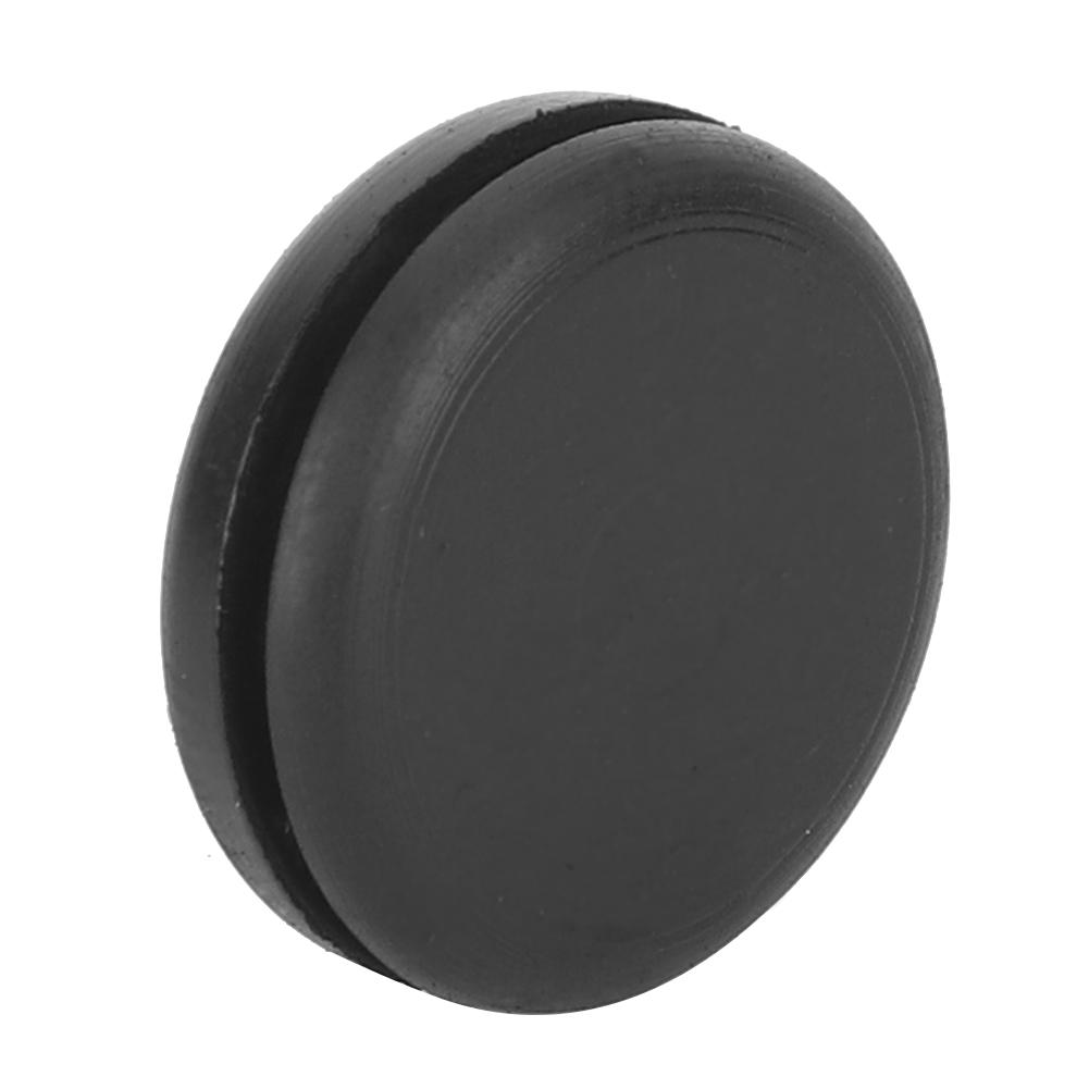170pcs Black Closed Seal Ring Electrical Wiring Cable Gasket Kit Rubber Grommet Set with Plastic Box