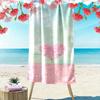 Pink Heart-Shaped Tree Design Beach Towel Quick-drying for Travel Outdoor Sports Jogging Beach and Swimming