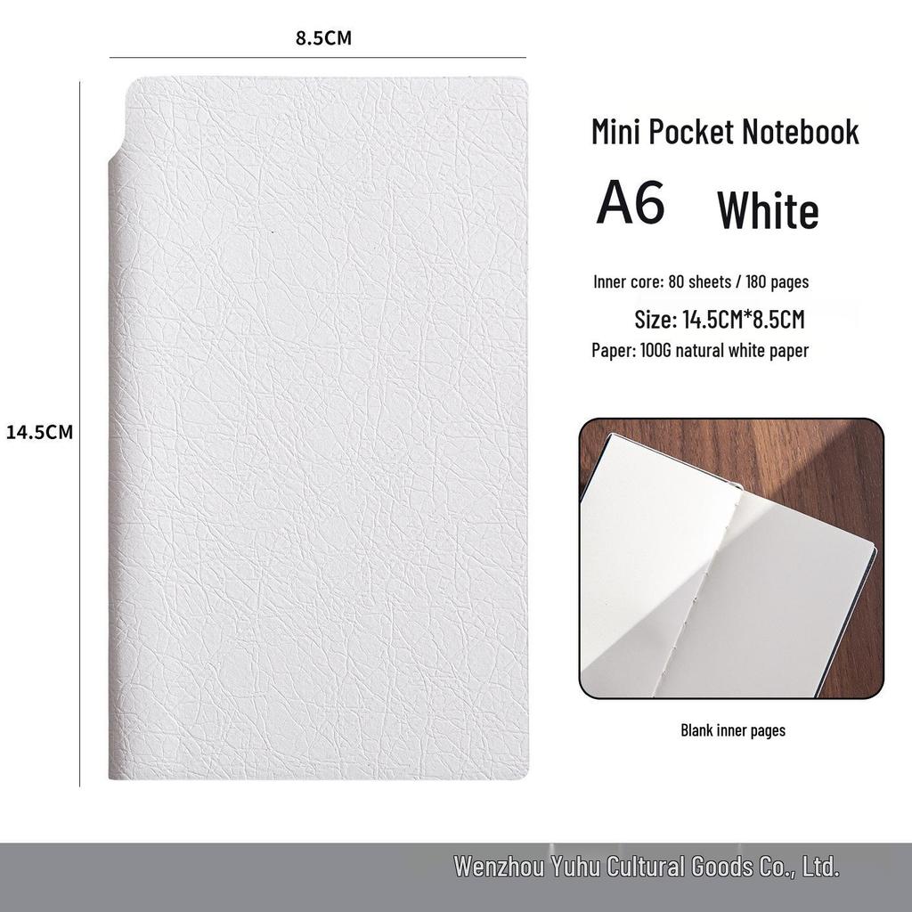 Mini A6 Notebook Planner: Portable Pen Holder & Business Meeting Journal