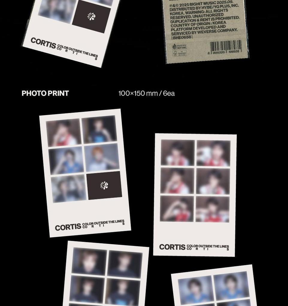 (Weverse Albums ver.) CORTIS [FARGE UTENFOR LINJENE] 1. EP-album