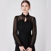 Long Sleeve Shawl Collar for Women Breathable Tulle for Camisole Dress