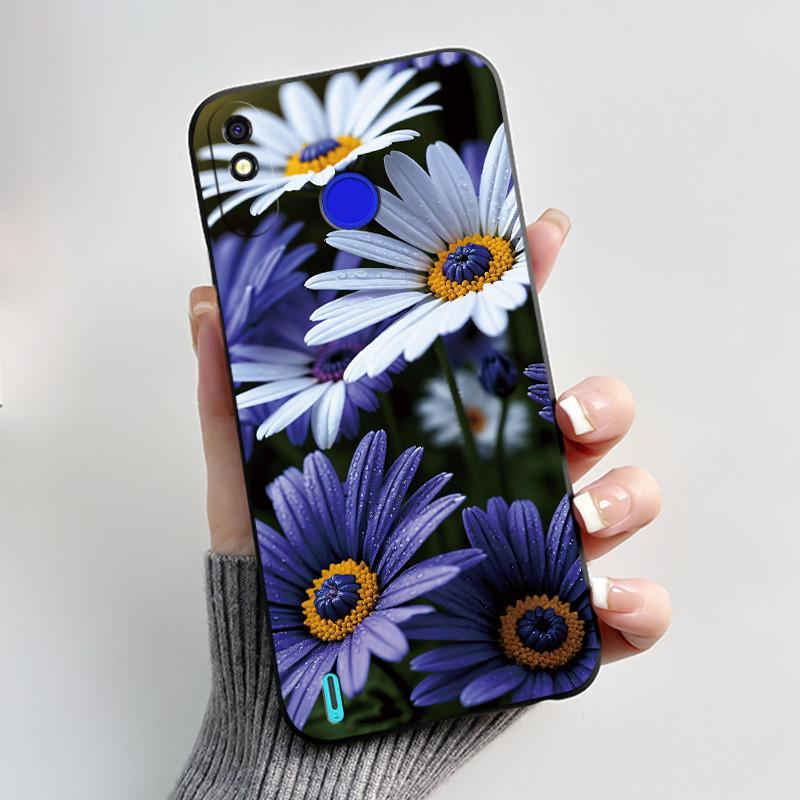 For Tecno Pop 3 Plus Spark 4 Lite Casing Luxury Cute Cool Boys Girls Black Matte Soft silicone Shockproof Back Phone Cover Case