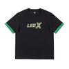 T-Shirts Men's Black Crew Neck Moderate LMT0098194LE00FK11000