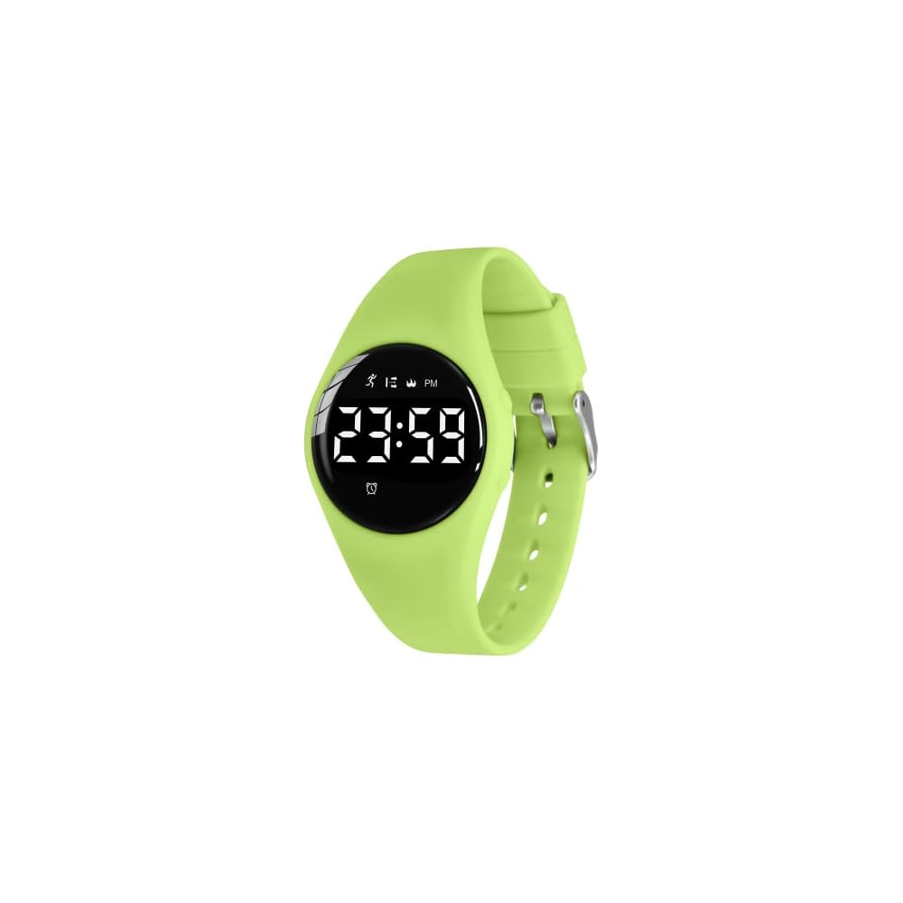 ShunkanSai Kids Digital Sports Watch with Pedometer, Waterproof, Rechargeable Activity Tracker for Boys and Girls