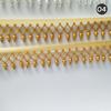 1 Yard Ručně vyráběná Třásňová Krajka Ozdoba Imitace Perly Korálková Třáseň Pro DIY Scénické Šaty Záclona Svatba Šperky Čalounictví Řemesla