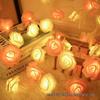 LED Simulated Foam Rose String Lights for Romantic Qixi Decor