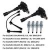 For SUZUKI SWIFT 1.5 M15A M13A 2010 2009 2008 2007 2006 2005 SX4 RW415 JIMNY JB43 WAGON R Ignition Coil Spark Plug Cable Kit