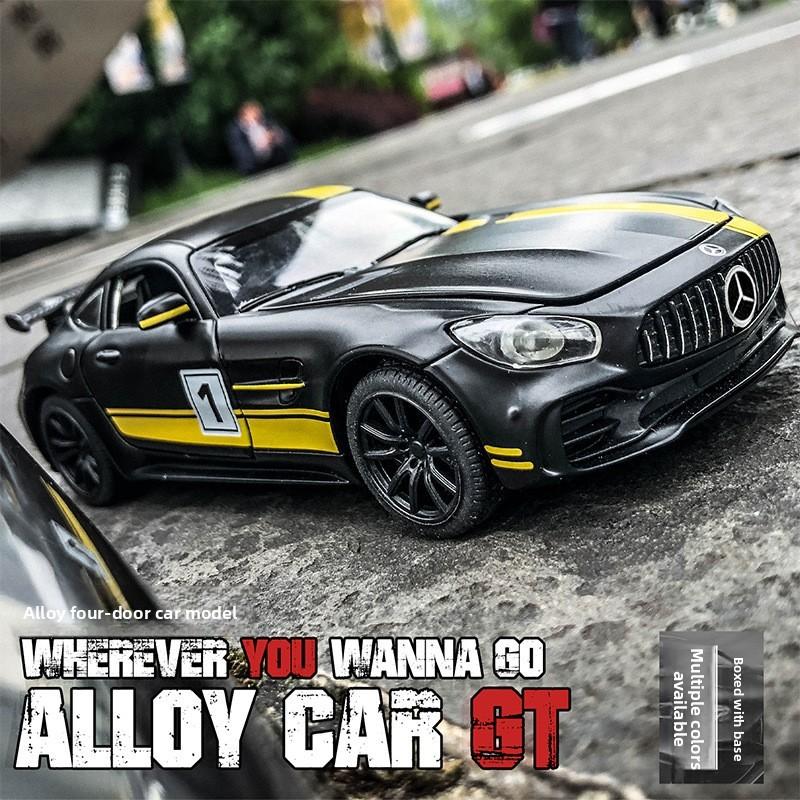 Gtr Mercedes Benz Car Model With Acousto Optic Design For Childrens Gift