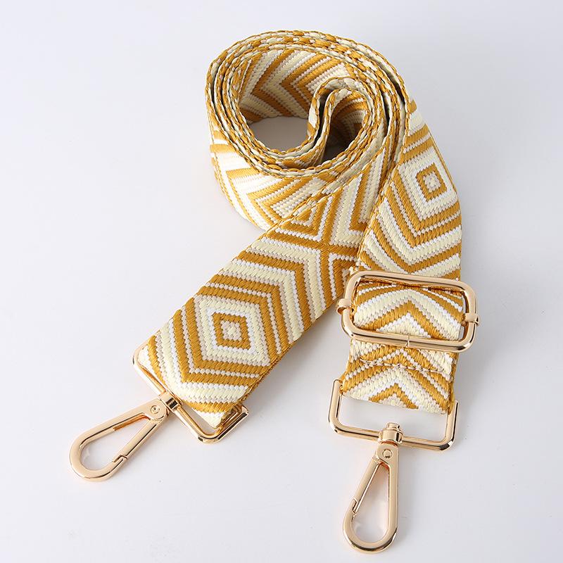 New Color Embroidered Shoulder Strap Crossbody Shoulder Bag Strap Adjustable Replacement Strap Creative Bag Parts Accessories