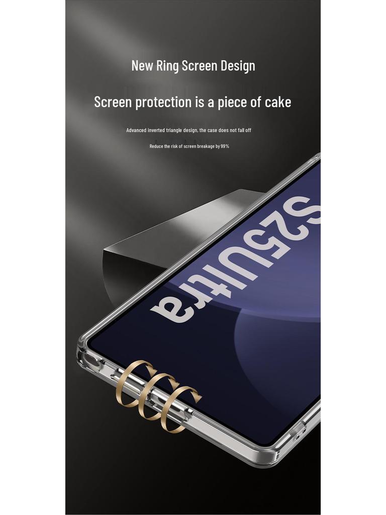 Galaxy S25 Case - Ultra Slim Transparent for S25Ultra and Creative Space Design for S25Plus