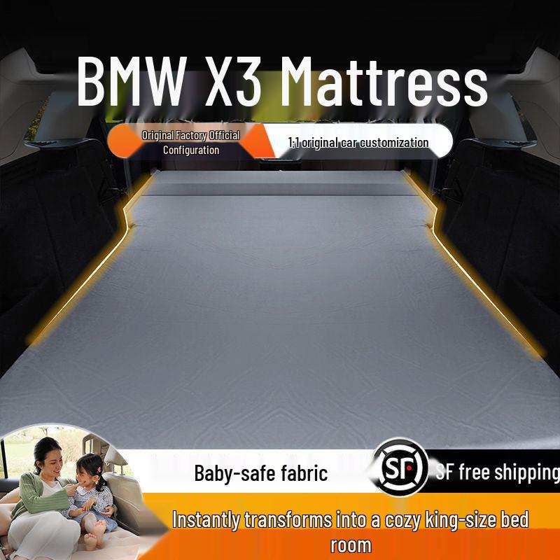 BMW X3 Trunk Air Cushion Bed: Rear Sleeping Pad for Car Camping