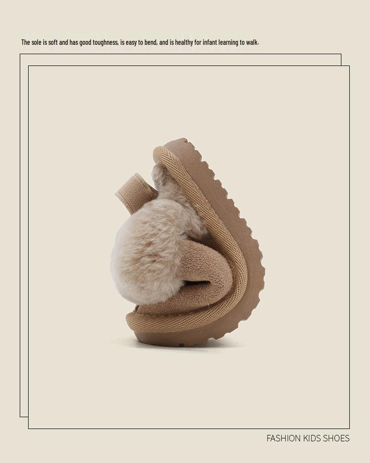Pantofole in Cotone per Neonati Pre-Cammino: Calde Scarpe in Velluto, Unisex Autunno/Inverno