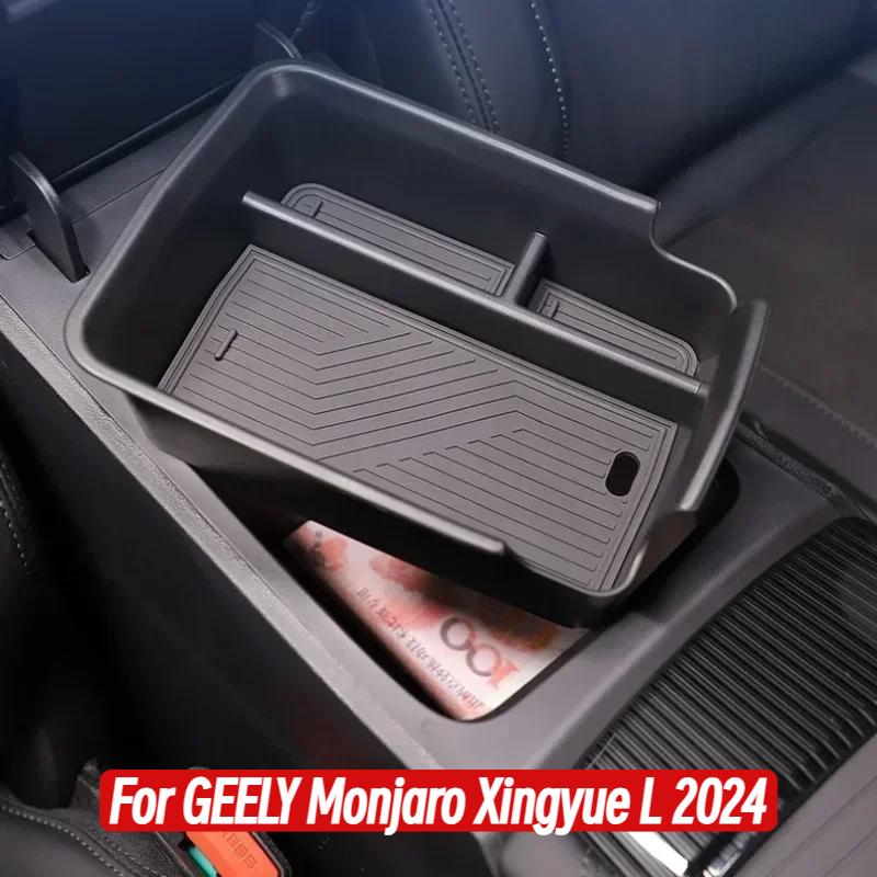 For GEELY Monjaro Xingyue L 2024 car Armrest Box Storage Box Central Control Storage Car Accessories